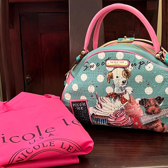Nichole Lee Sweet Cupcake Satchel - Picture 1 of 4